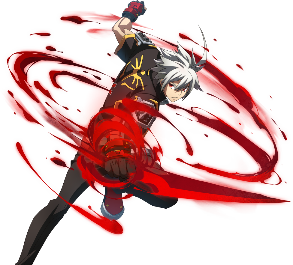 Naoto Kurogane (Story mode artwork, pre battle, Bloodedge).png