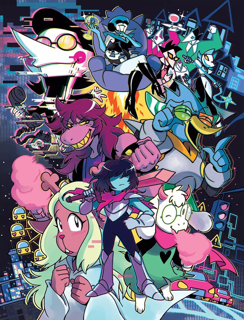 DELTARUNE poster-A Cyber's World.jpg