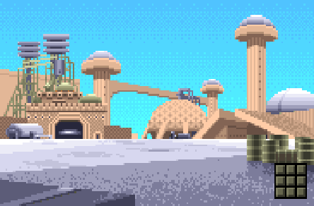 Dune II Starport Facility.png