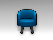 家具 藍呢絨靠椅（正）.png