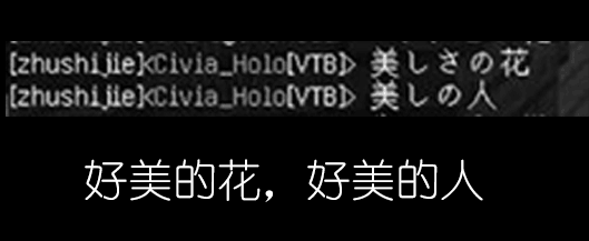 [zhushijie]<Civia_Holo[VTB]> 美しさの花 [zhushijie]<Civia_Holo[VTB]> 美しの人 好美的花， 好美的人