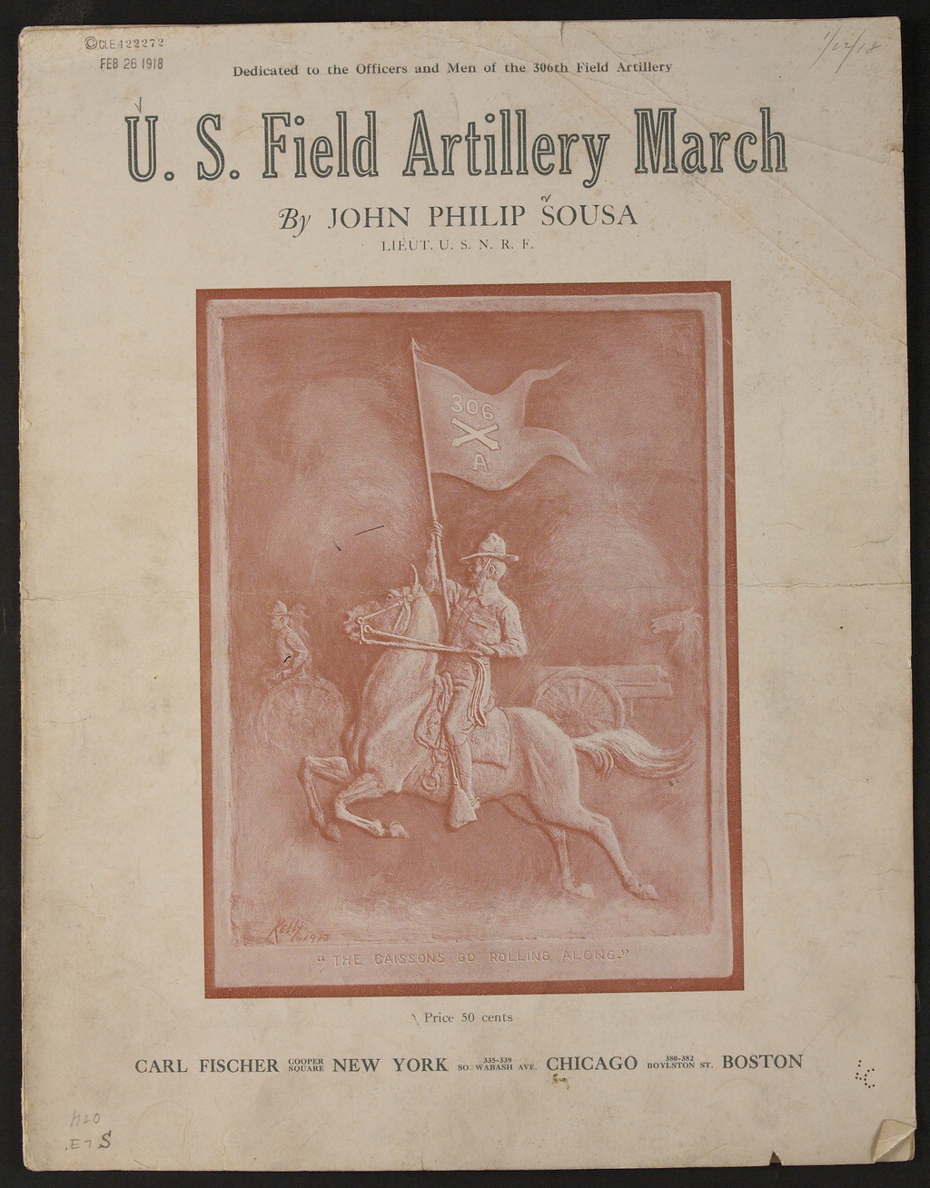 U.S. Artillery March Sheet Music Cover.jpg