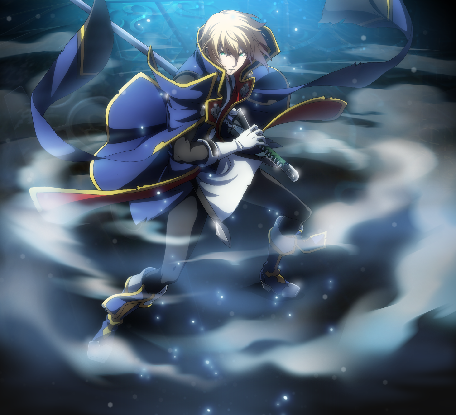 Jin Kisaragi (Centralfiction, arcade mode illustration, 6).png