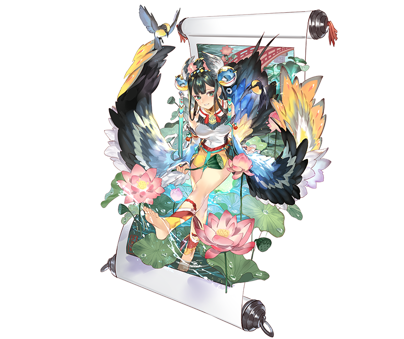 网易阴阳师花鸟卷闲池荷香.png