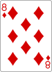 PlayingCards diamond 8.svg