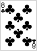 PlayingCards club 8.svg