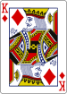 PlayingCards diamond K.svg