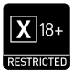 Australian Classification Restricted 18+ (X 18+).svg