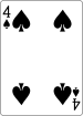 PlayingCards spade 4.svg