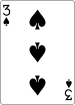 PlayingCards spade 3.svg