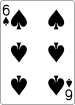 PlayingCards spade 6.svg