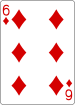 PlayingCards diamond 6.svg